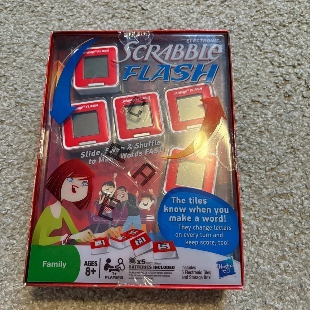 Hasbro : SCRABBLE FLASH - Cubes Electronic Travel Game